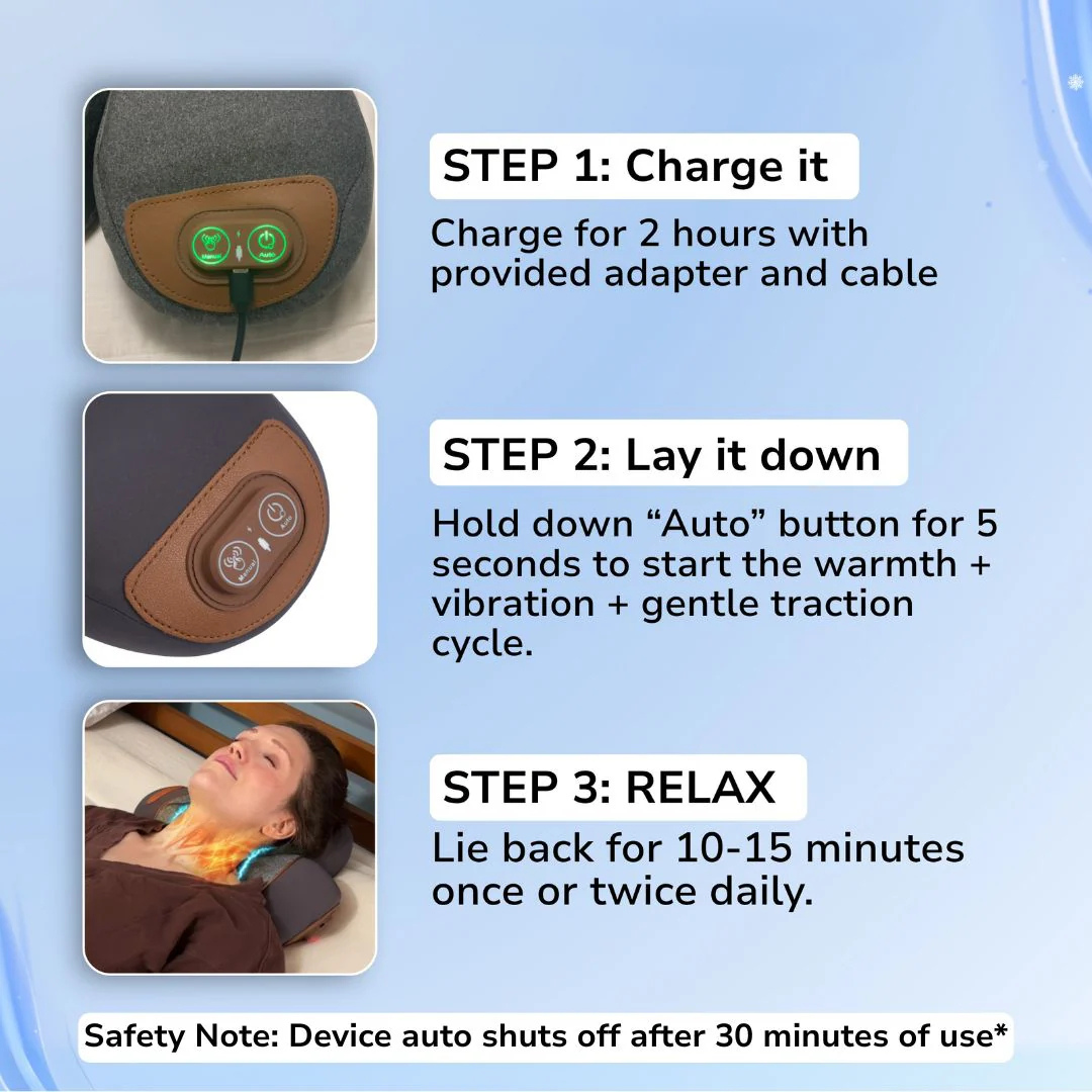 CerviRest™ | 3-in-1 Neck Massager